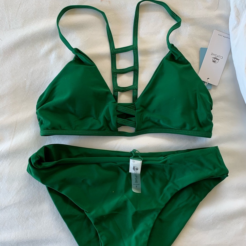 Cupshe green bikini